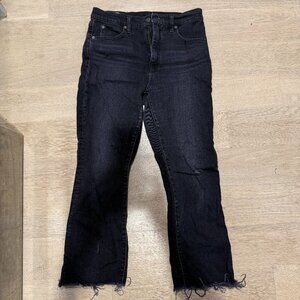 Gap Kick Fit High Rise Distressed Jean